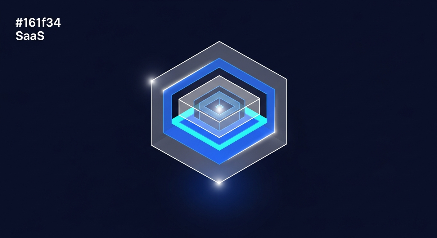 Three concentric translucent geometric layers exploded apart in isometric view, representing decomposition of total variation into lot-to-lot, hour-to-hour, and within-hour contributions.